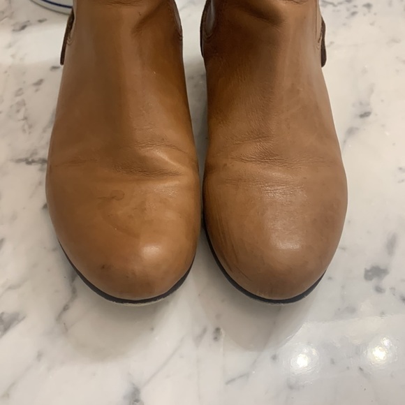 Clark’s full grain leather cognac tall boots 6.5 nice used condition - Picture 6 of 11